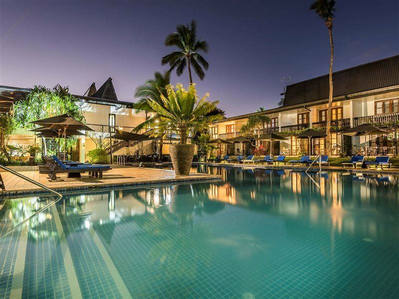 The Warwick Fiji Otel Korolevu  Dış mekan fotoğraf The pool at the hotel